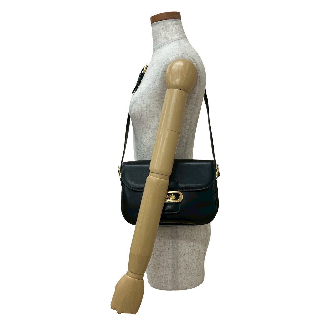 CELINE Shoulder Bag Calfskin black