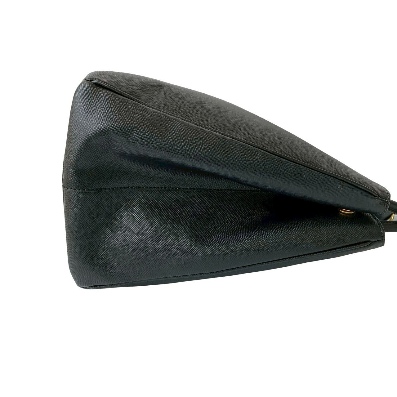 PRADA Handbag leather black Galleria