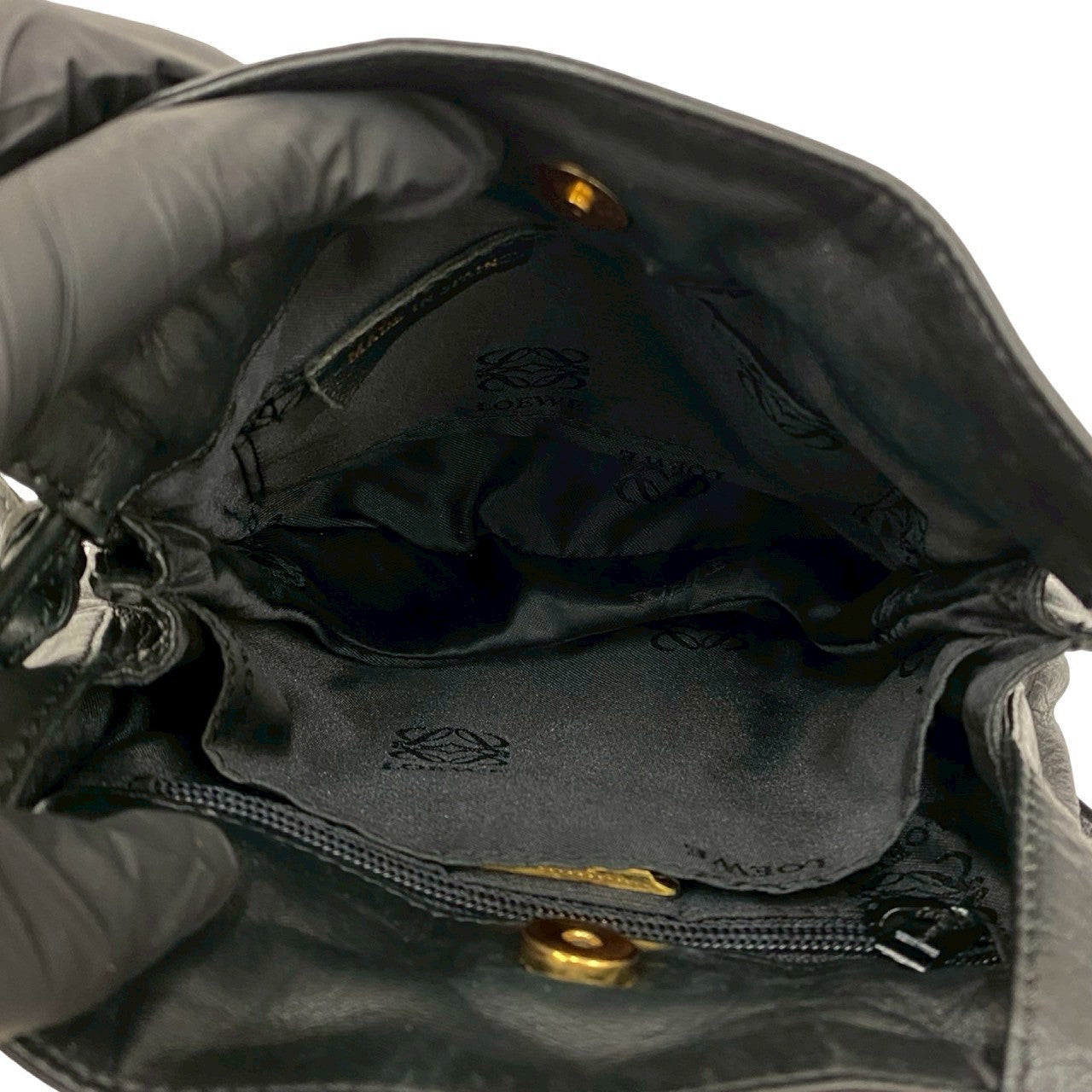 LOEWE Shoulder Bag leather black