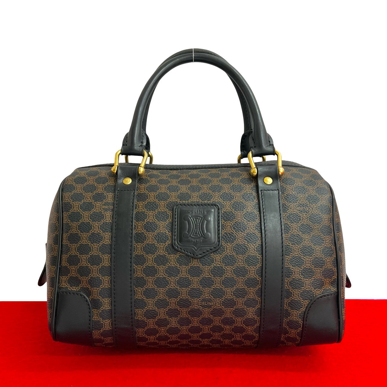 CELINE Handbag leather black