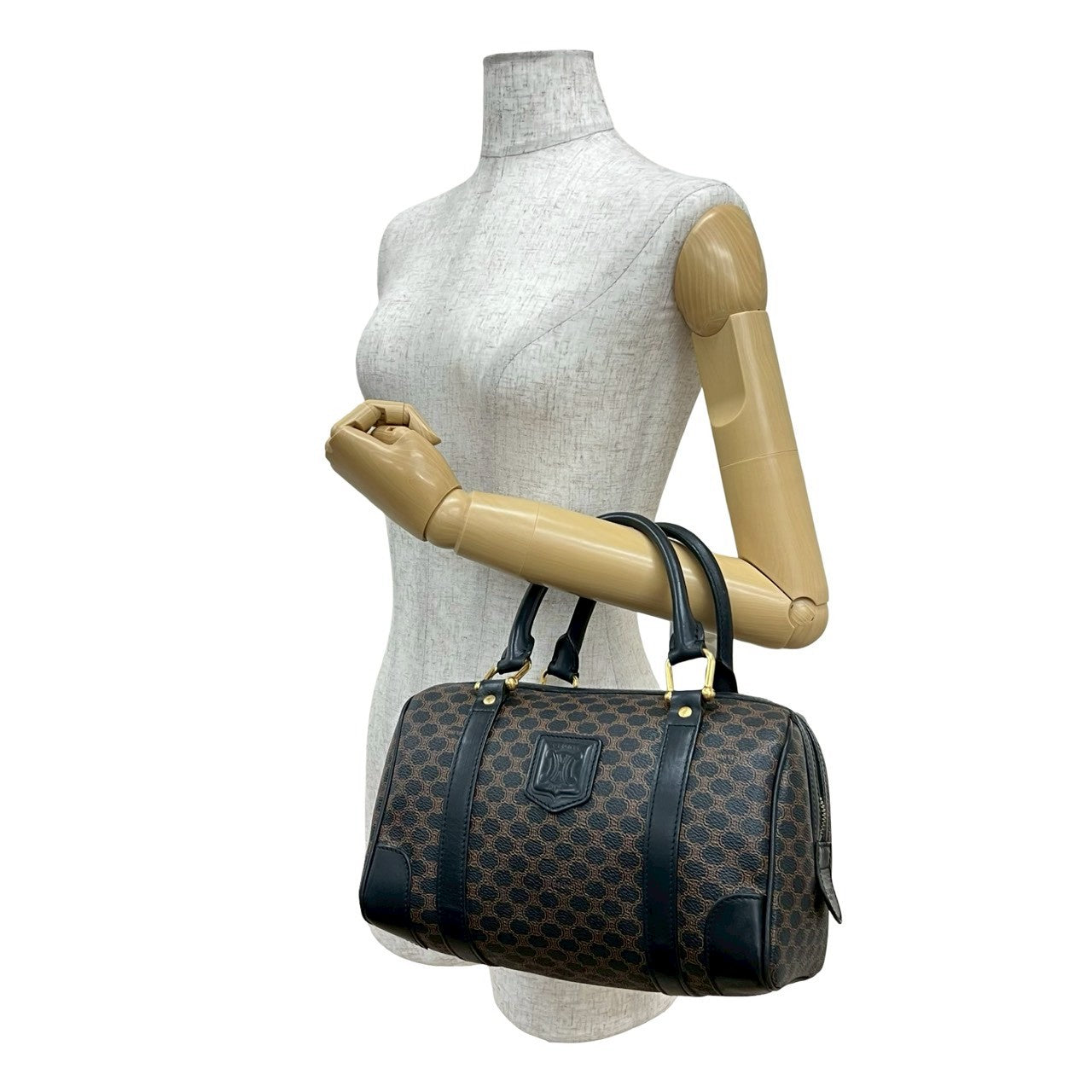 CELINE Handbag leather black