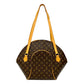 LOUIS VUITTON Shoulder Bag leather Brown Monogram Ellipse Shopping