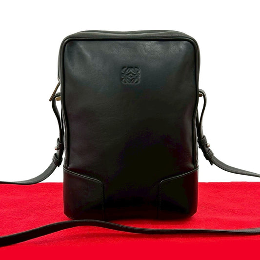 LOEWE Shoulder Bag leather black