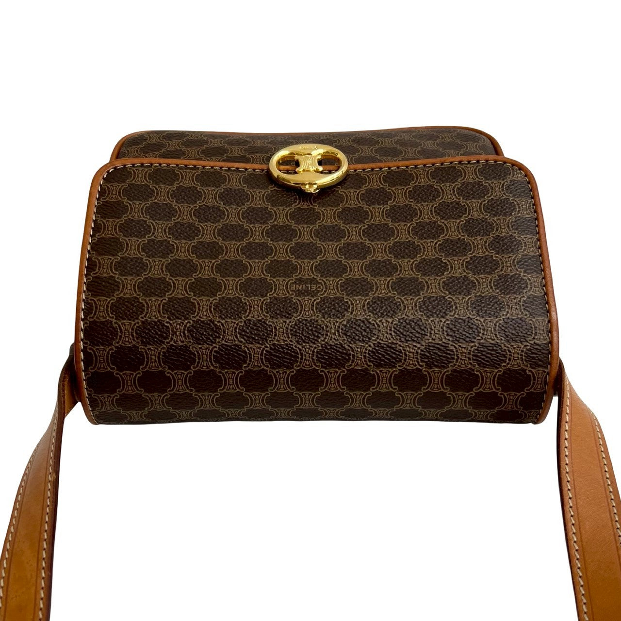 CELINE Shoulder Bag leather Brown