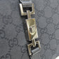 GUCCI Handbag 01719 GG canvas black Women Used Authentic