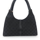 GUCCI Handbag 01719 GG canvas black Women Used Authentic