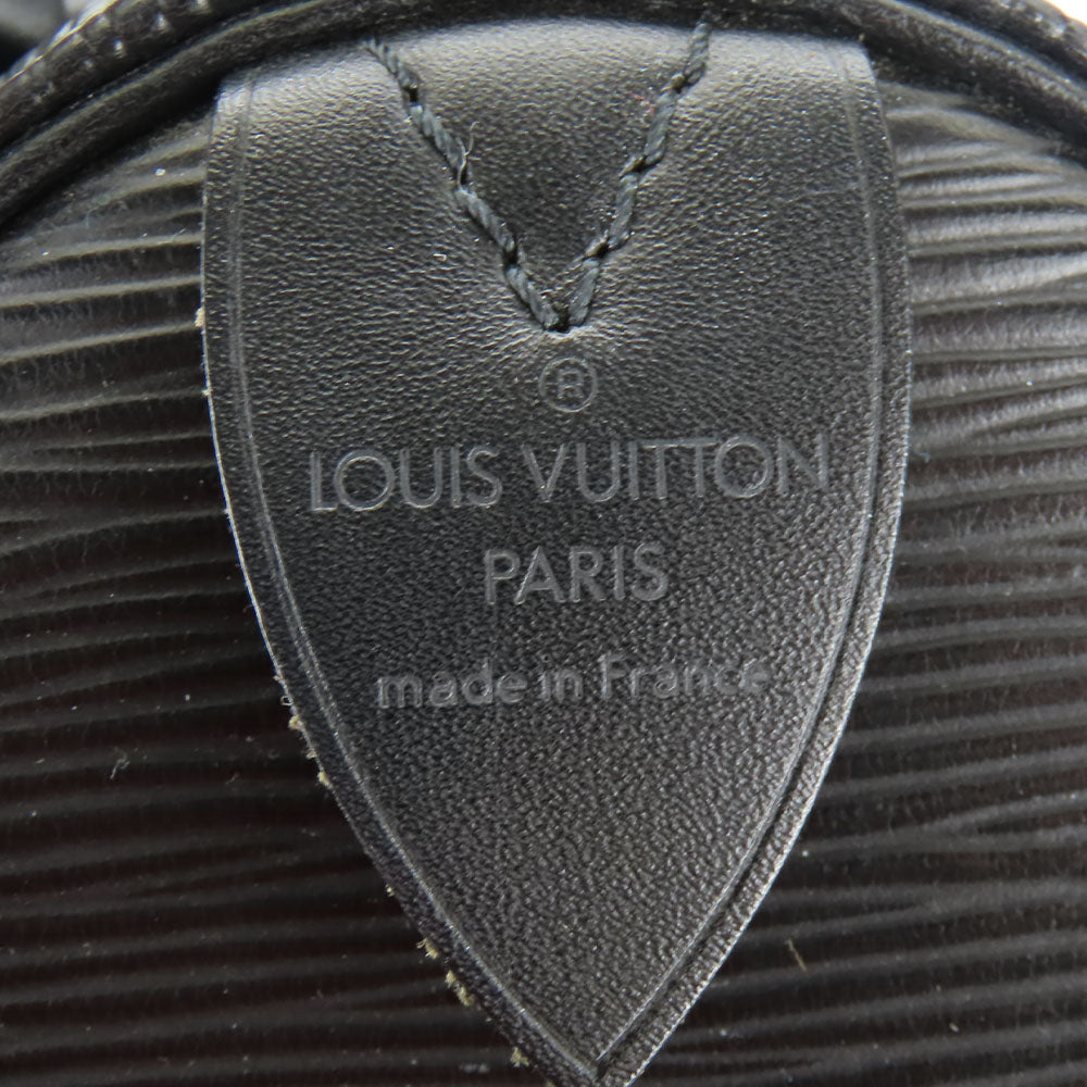 LOUIS VUITTON Handbag M43012 Epi Leather Noir Speedy 25 Women Used Authentic