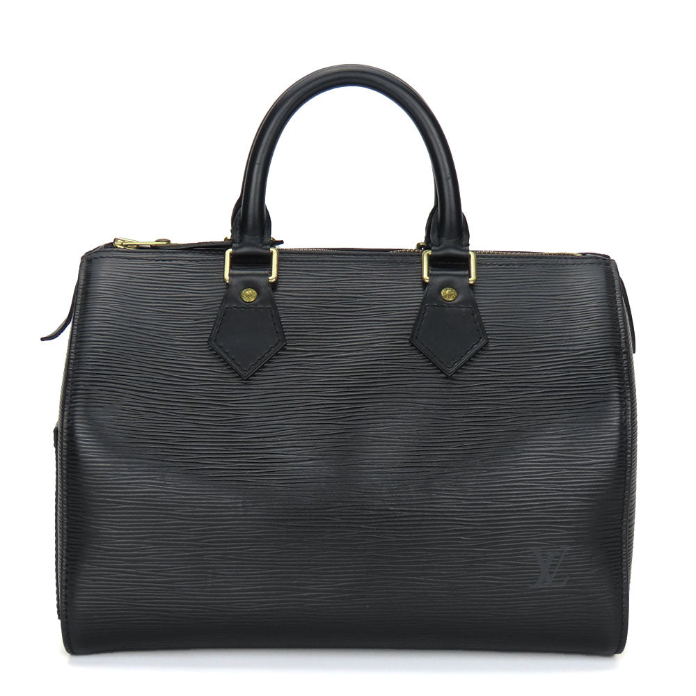 LOUIS VUITTON Handbag M43012 Epi Leather Noir Speedy 25 Women Used Authentic