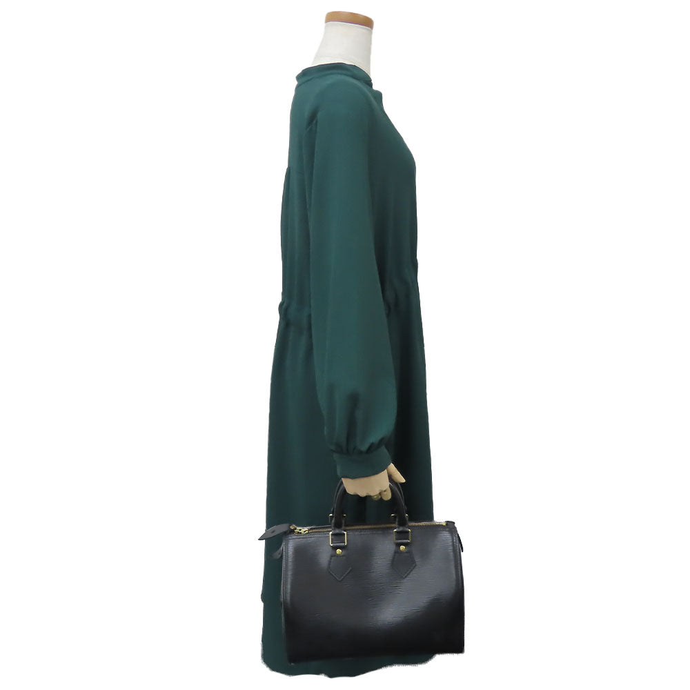LOUIS VUITTON Handbag M43012 Epi Leather Noir Speedy 25 Women Used Authentic