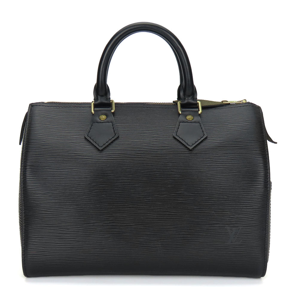 LOUIS VUITTON Handbag M43012 Epi Leather Noir Speedy 25 Women Used Authentic