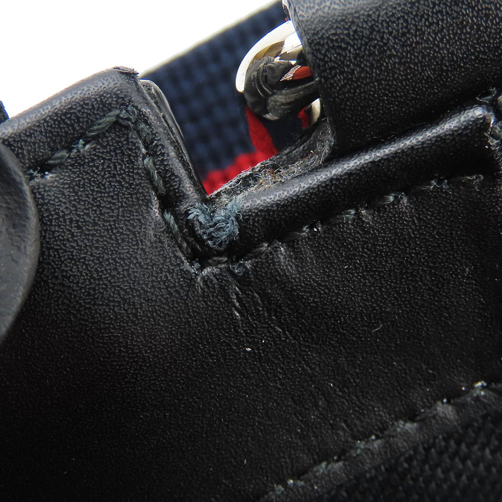 GUCCI Shoulder Bag 474137 GG Supreme Canvas black mens Used Authentic