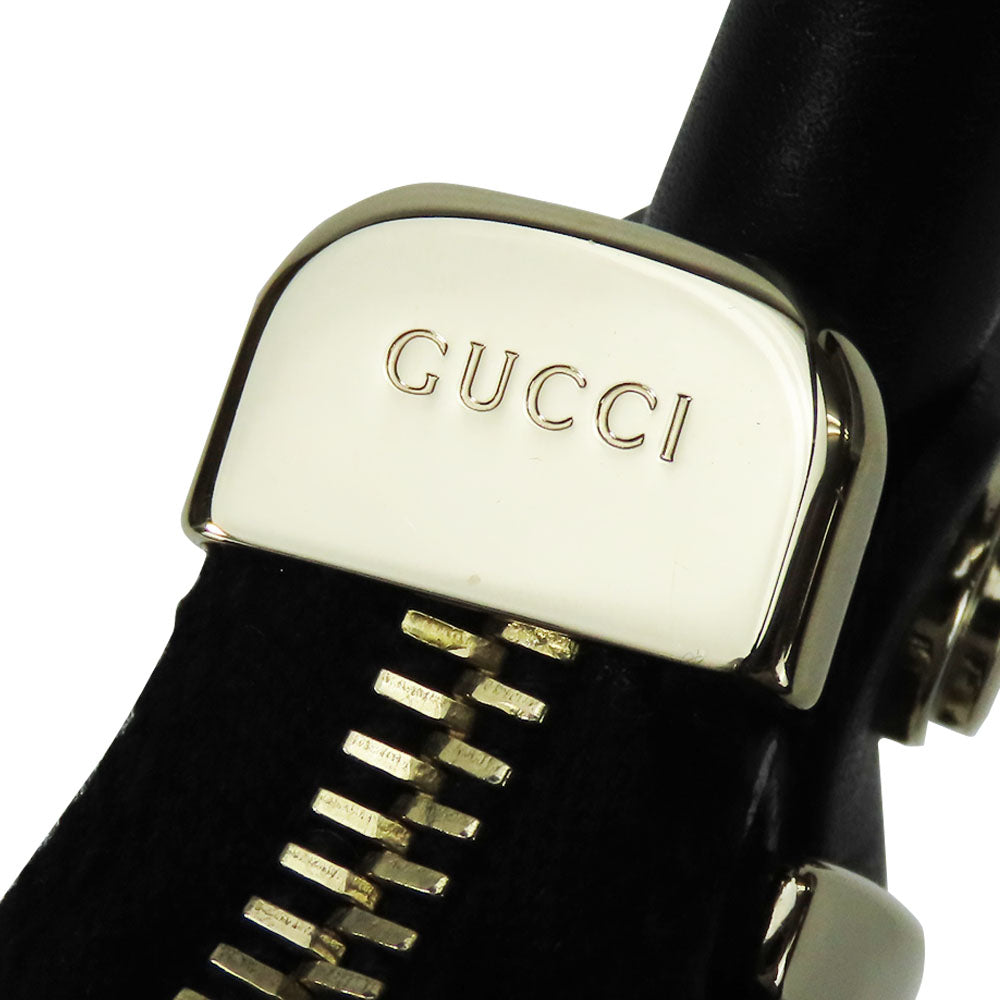 GUCCI Handbag 190525 leather black Women Used Authentic