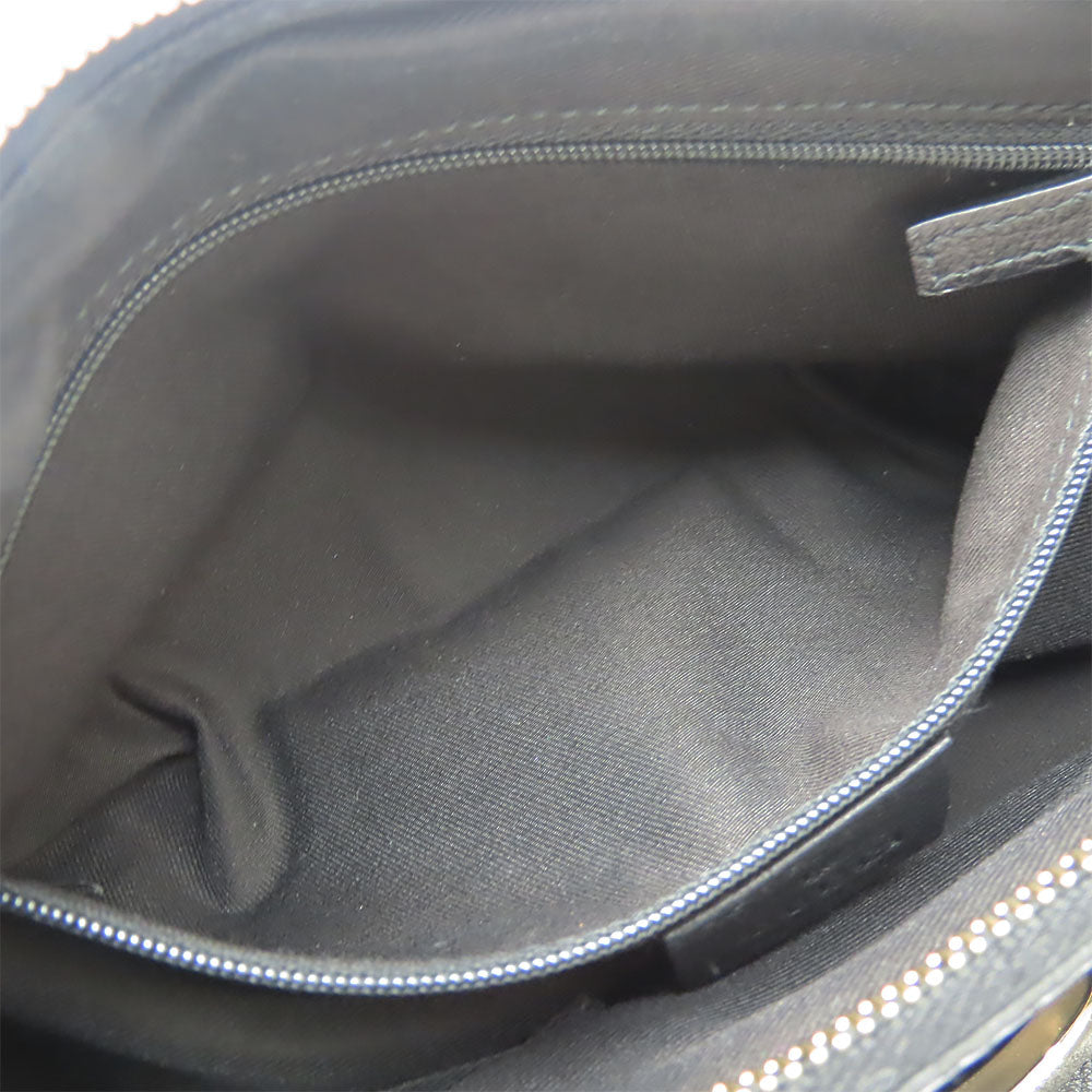 GUCCI Handbag 190525 leather black Women Used Authentic