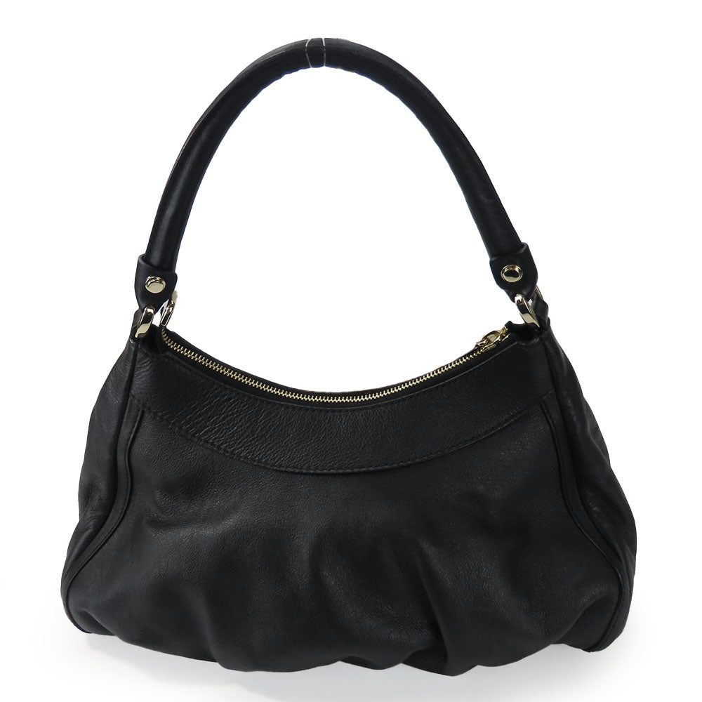GUCCI Handbag 190525 leather black Women Used Authentic
