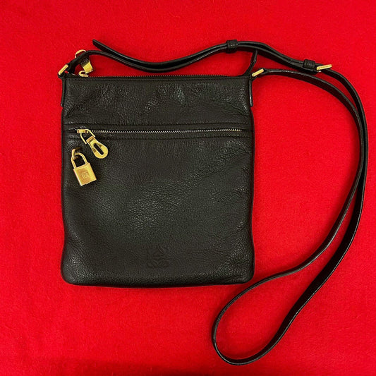 LOEWE Shoulder Bag leather black