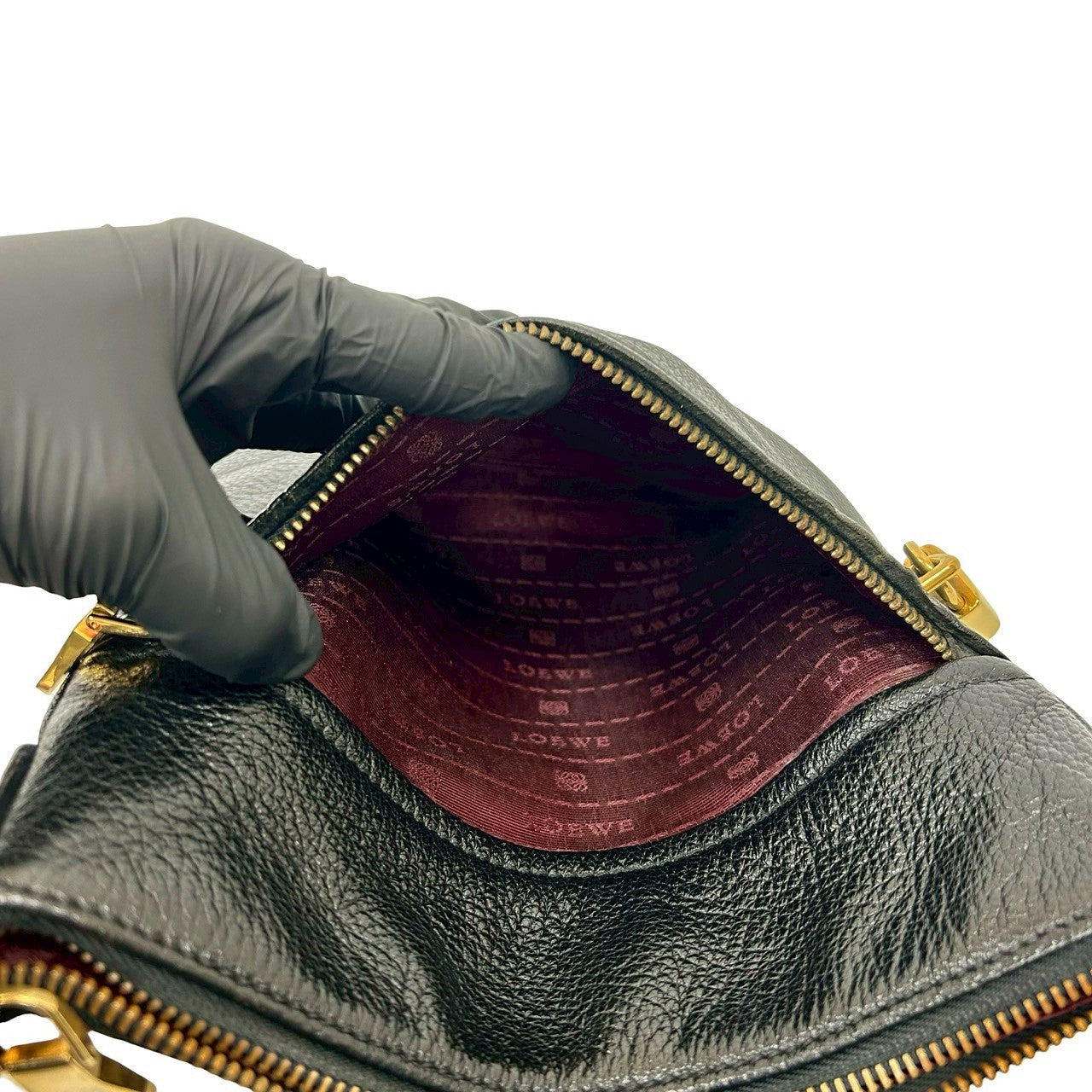 LOEWE Shoulder Bag leather black