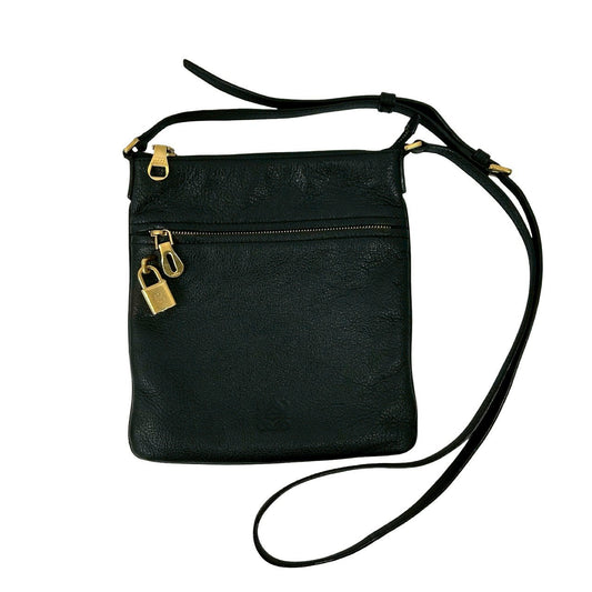 LOEWE Shoulder Bag leather black