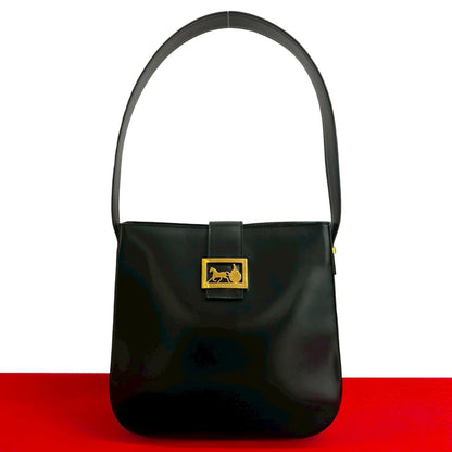 CELINE Shoulder Bag Calfskin black