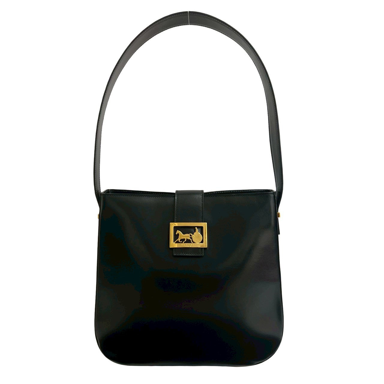 CELINE Shoulder Bag Calfskin black