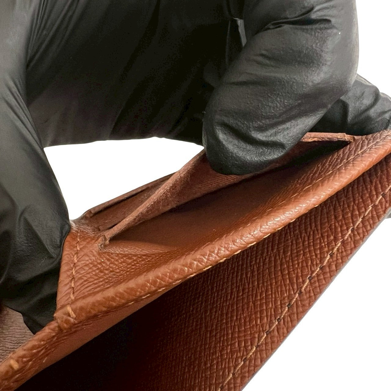 LOUIS VUITTON Bifold Wallet leather Brown Monogram Portefeuille Vienova