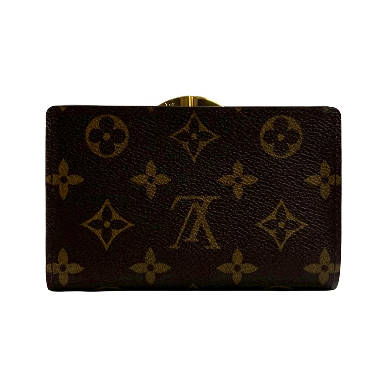 LOUIS VUITTON Bifold Wallet leather Brown Monogram Portefeuille Vienova