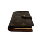 LOUIS VUITTON Bifold Wallet leather Brown Monogram Portefeuille Vienova