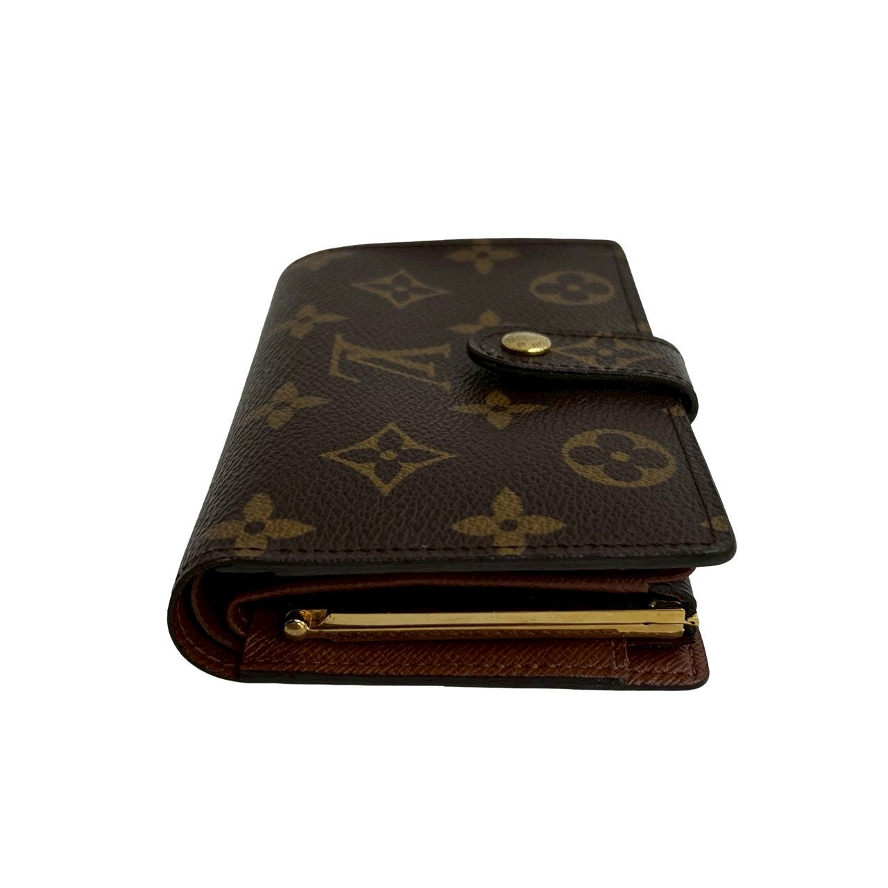 LOUIS VUITTON Bifold Wallet leather Brown Monogram Portefeuille Vienova
