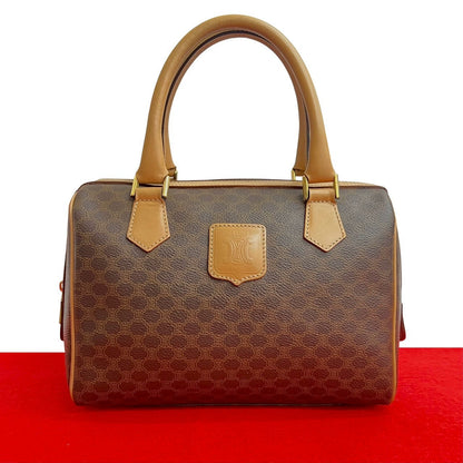 CELINE Boston Duffel bag leather Brown