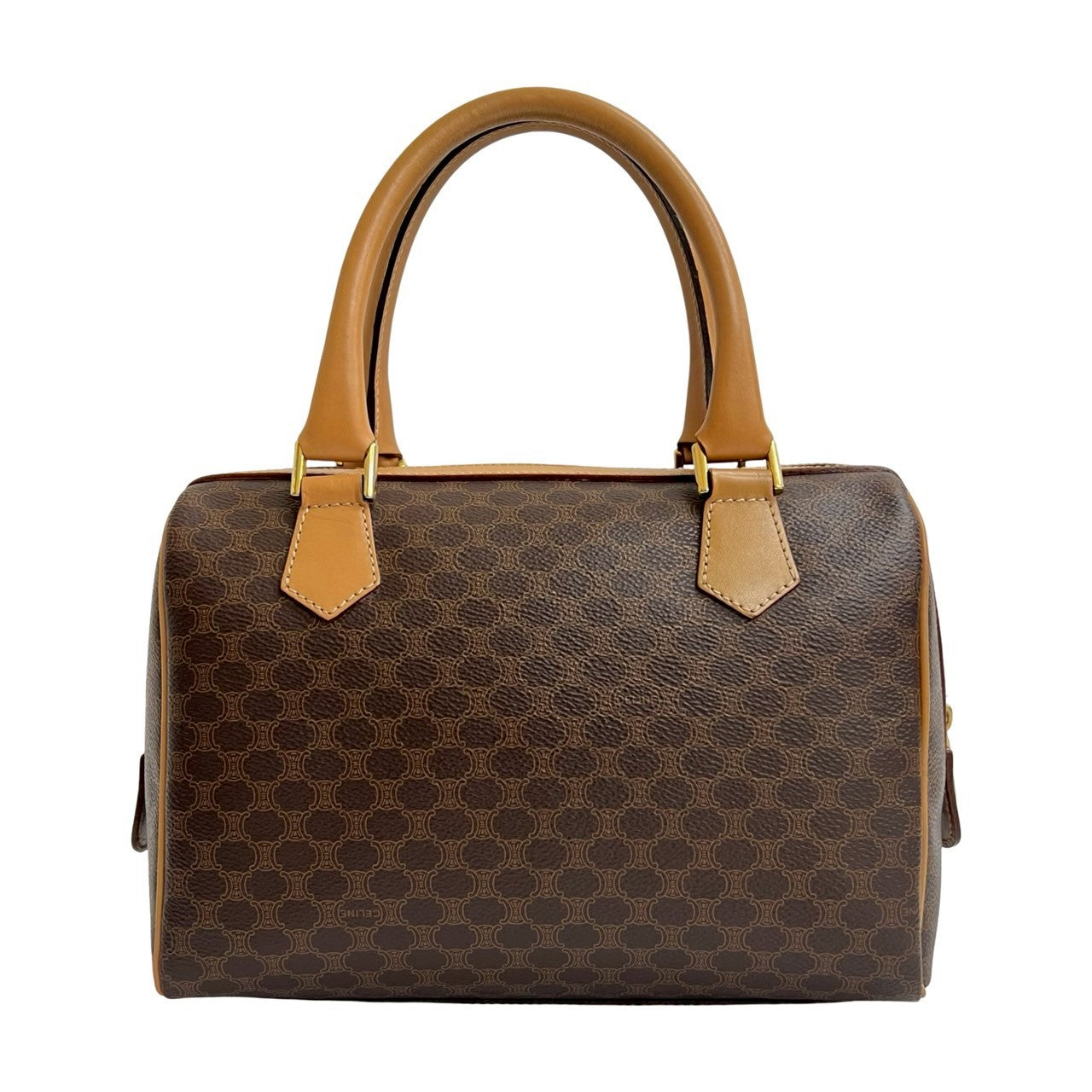 CELINE Boston Duffel bag leather Brown