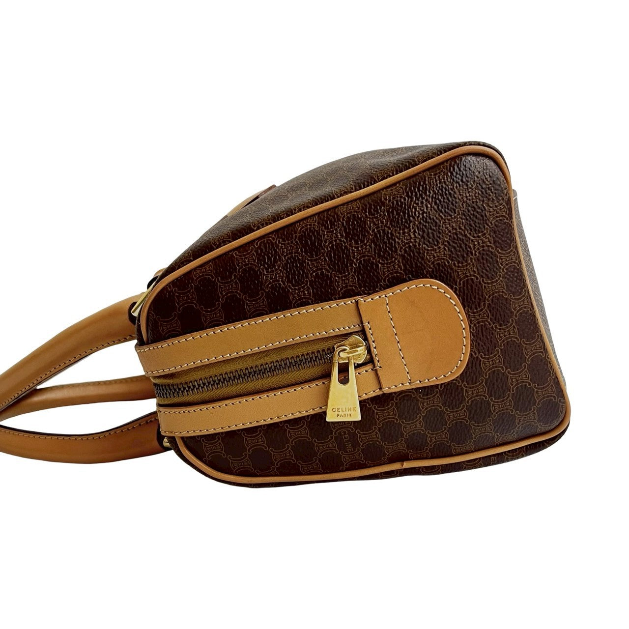 CELINE Boston Duffel bag leather Brown