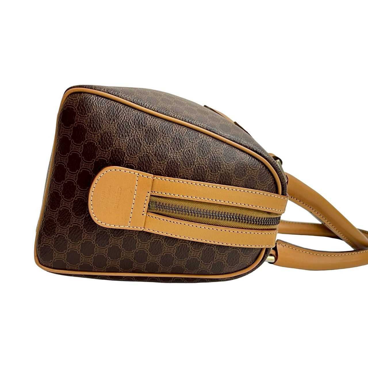 CELINE Boston Duffel bag leather Brown