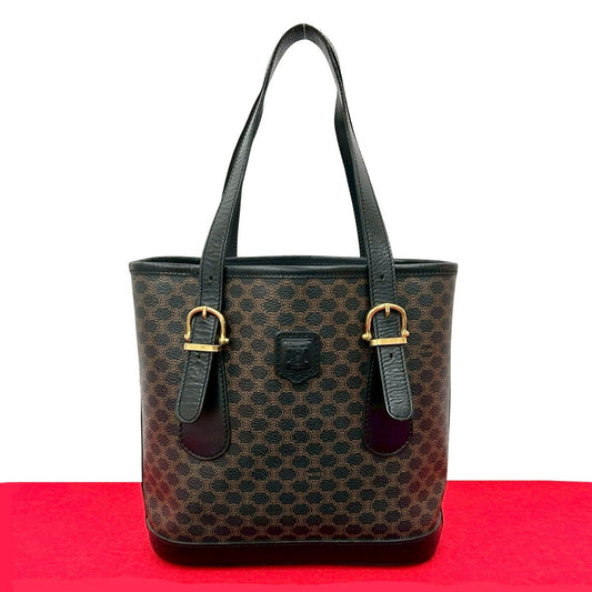 CELINE Tote Bag leather black