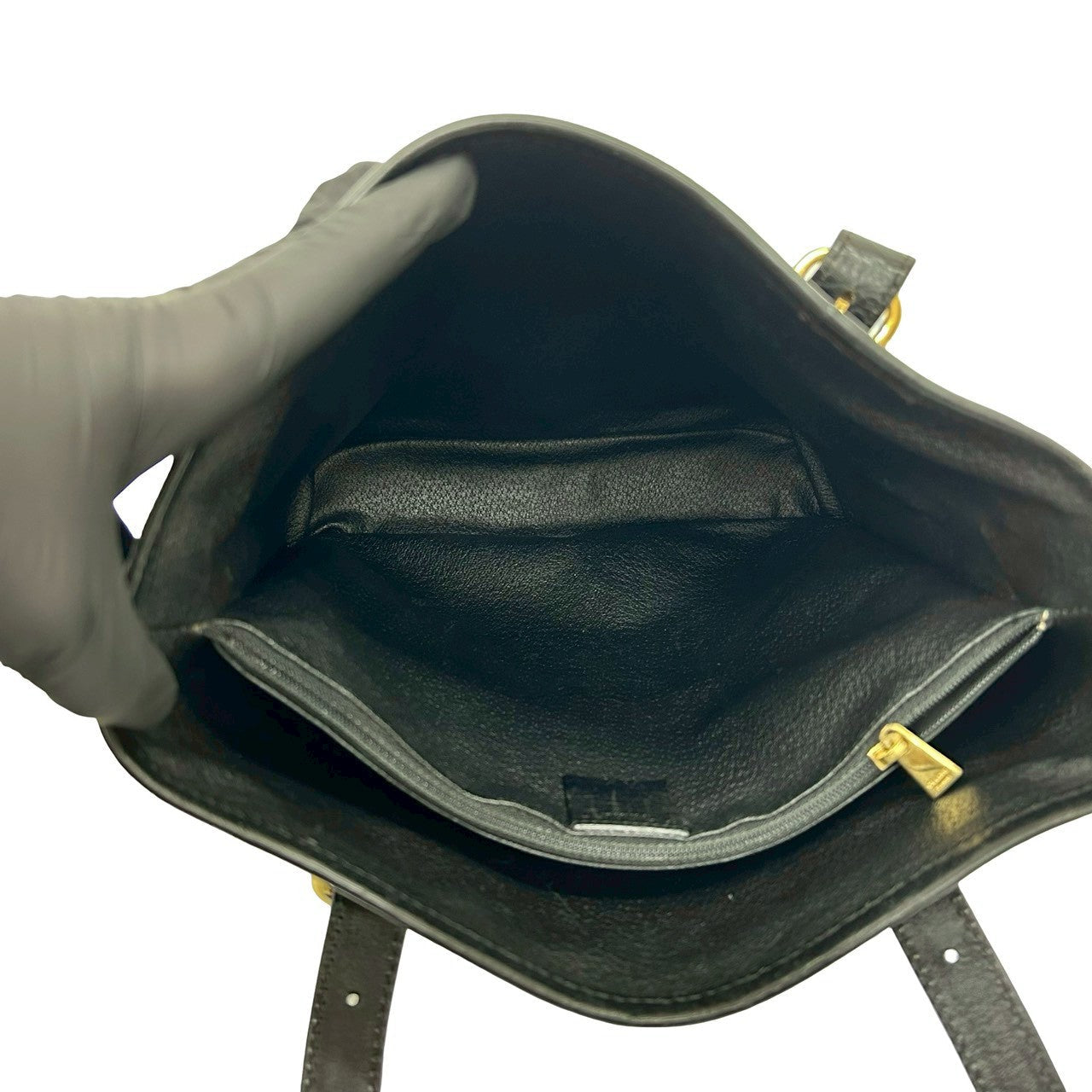 CELINE Tote Bag leather black