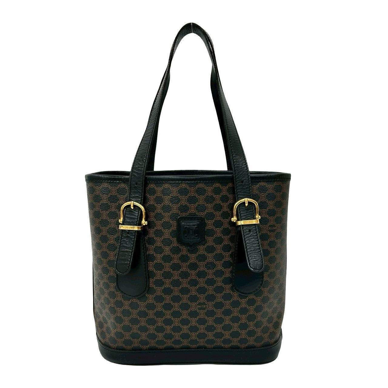 CELINE Tote Bag leather black