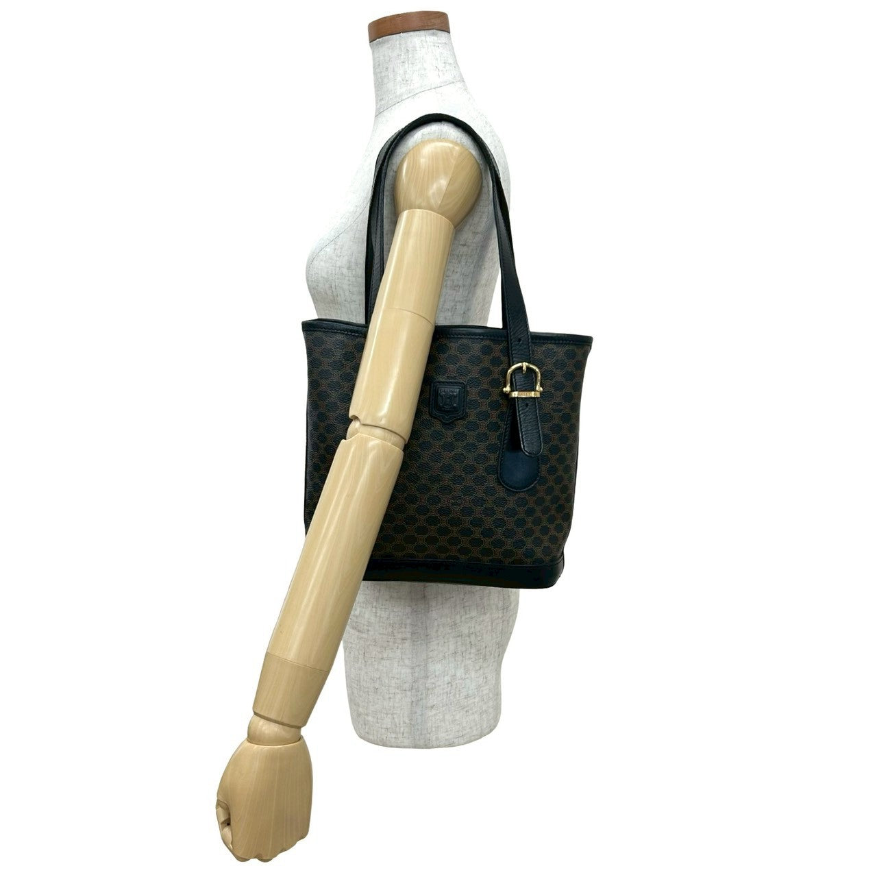 CELINE Tote Bag leather black