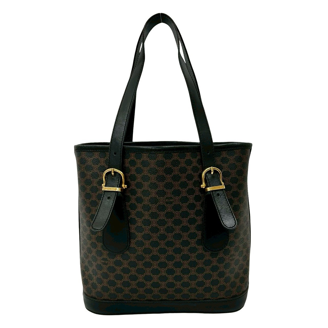 CELINE Tote Bag leather black