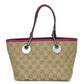 GUCCI Handbag 120844 GG canvas, leather beige Women Used Authentic