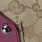 GUCCI Handbag 120844 GG canvas, leather beige Women Used Authentic