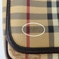 BURBERRY Shoulder Bag PVC beige