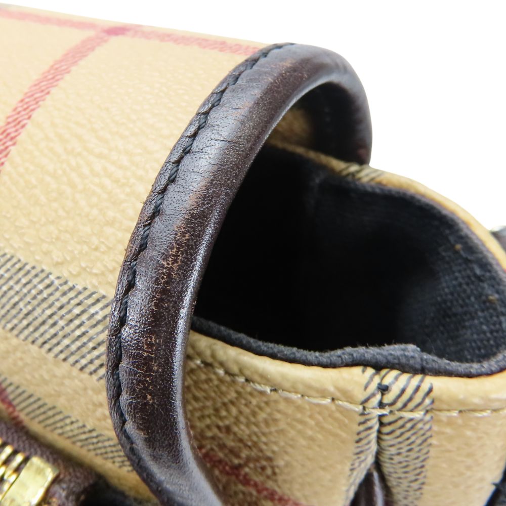 BURBERRY Shoulder Bag PVC beige