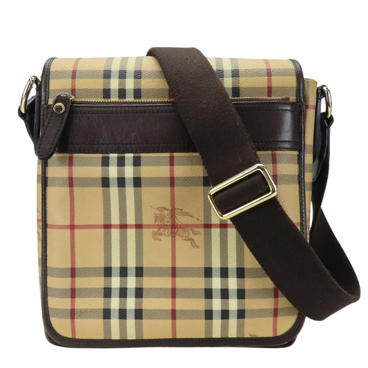 BURBERRY Shoulder Bag PVC beige