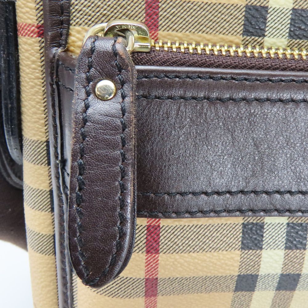 BURBERRY Shoulder Bag PVC beige