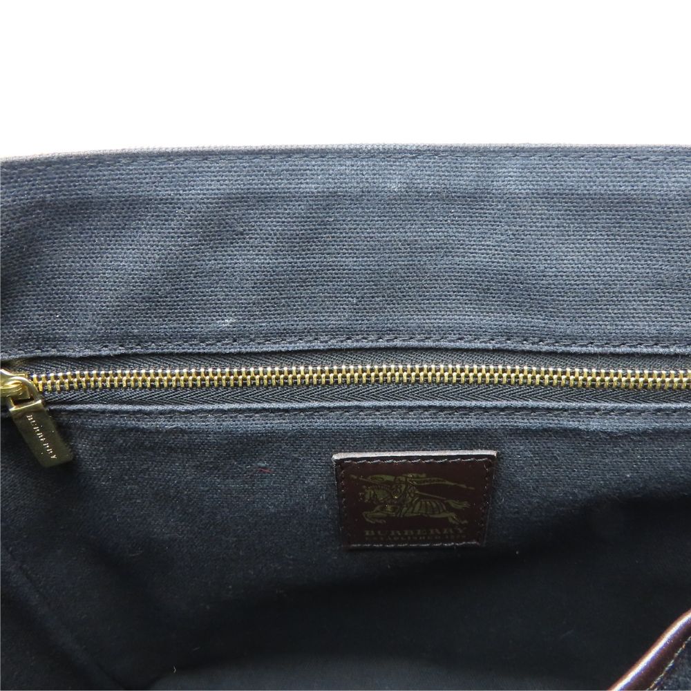 BURBERRY Shoulder Bag PVC beige