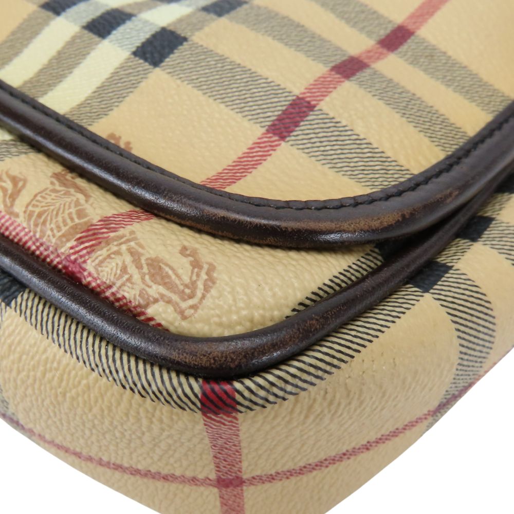 BURBERRY Shoulder Bag PVC beige