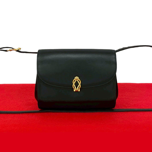 GUCCI Shoulder Bag Calfskin black