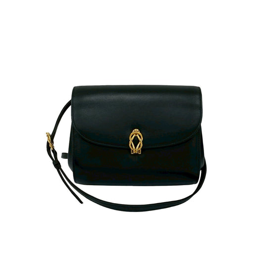 GUCCI Shoulder Bag Calfskin black
