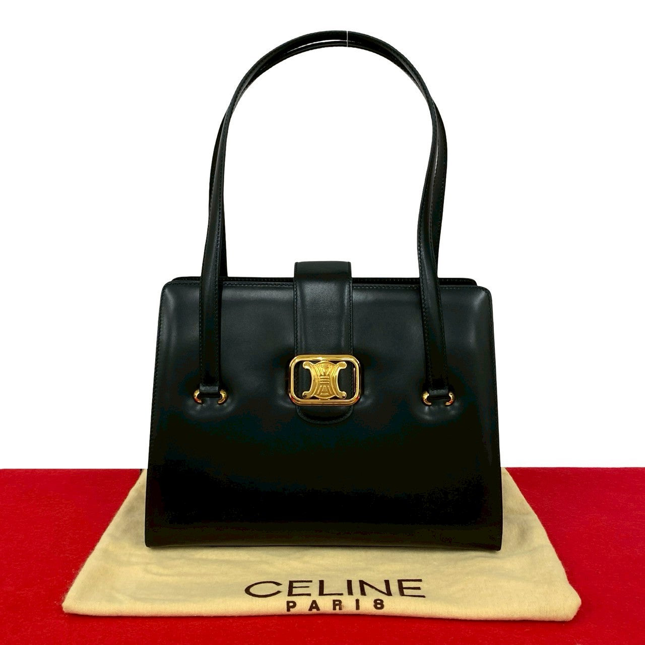 CELINE Tote Bag Calfskin black