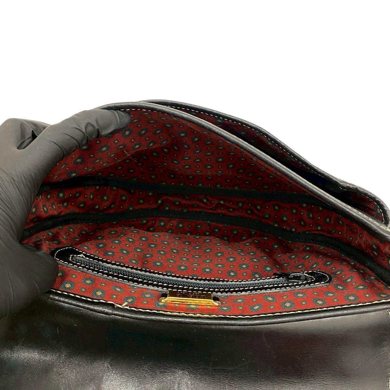 LOEWE Shoulder Bag leather black