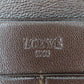 LOEWE Bill Compartment leather Dark Crown