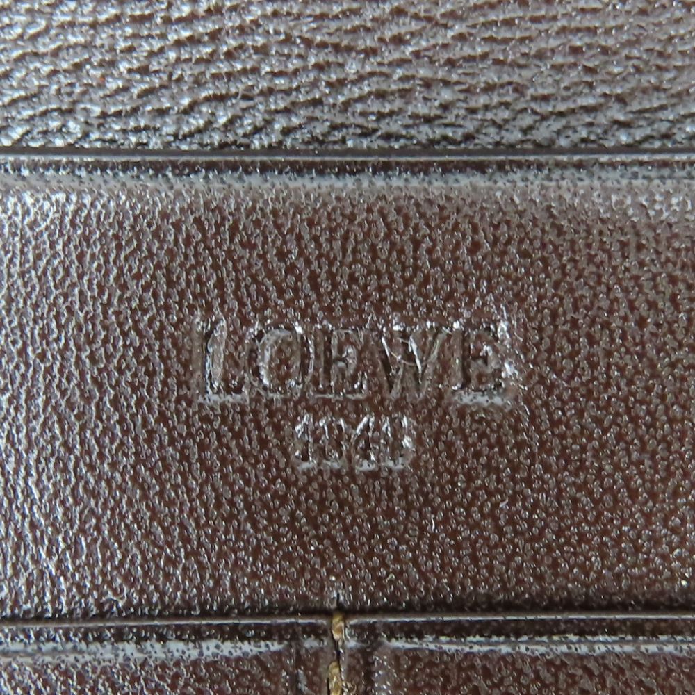 LOEWE Bill Compartment leather Dark Crown